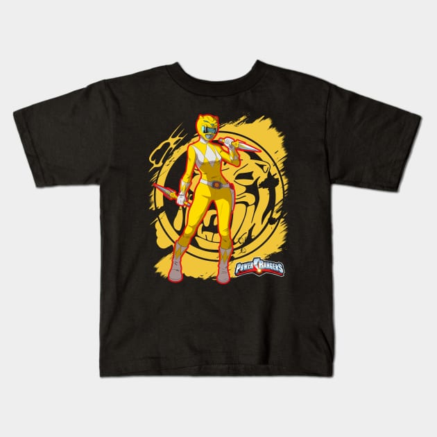 Power Rangers Ninja Storm Swift And Stealthy Warriors Kids T-Shirt by RonaldEpperlyPrice